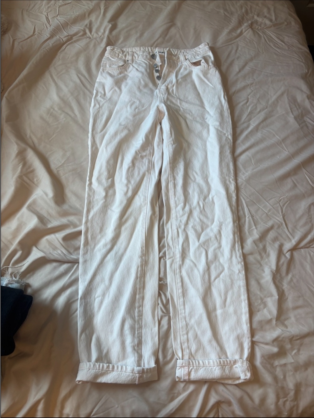 ROLLA'S White Straight Leg High-Rise Jeans for Women size 25